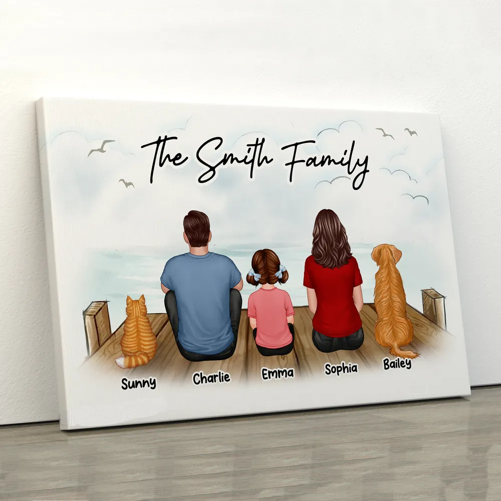 Warm Family Story, Personalized Canvas, Perfect Gift for Loved Ones - Image 2