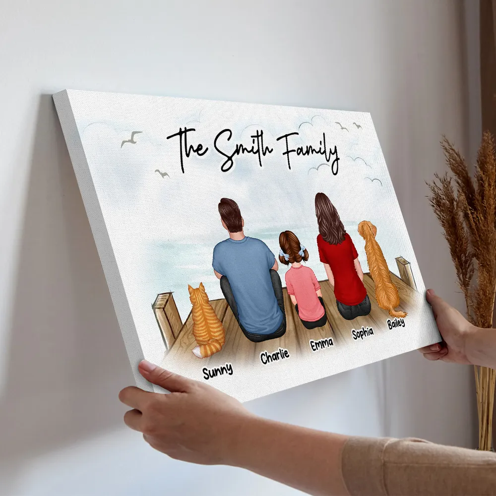 Warm Family Story, Personalized Canvas, Perfect Gift for Loved Ones - Image 3