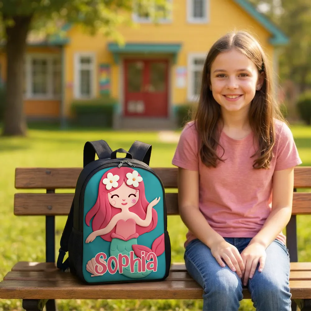 Customized Kids School Backpack with Name & Unique Design – Creative Back-to-School Gift for Son or Grandkid - Image 4