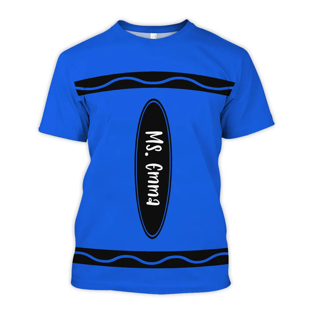 Classic Tee Personalized “MRS. ” or  "MR." Teacher Shirt – Purple Tribute Gift - Image 5