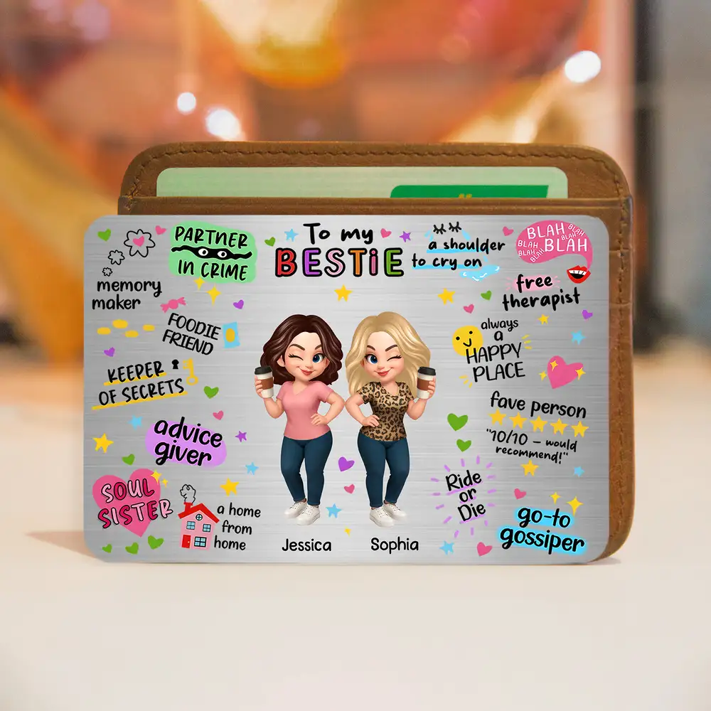 To My Bestie – Personalized Mirror for Sisters with Fun Quotes - Image 7