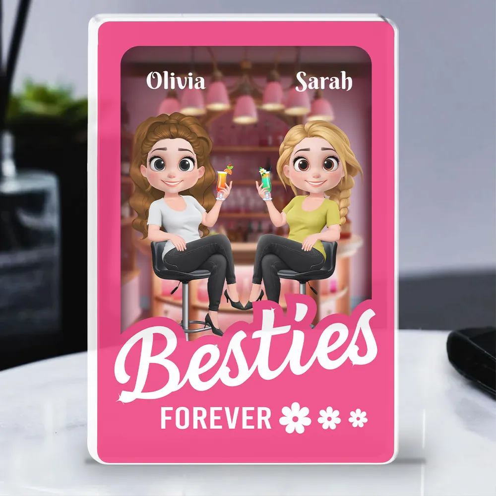 Partners in Crime” - Personalized Acrylic Block, Fun Gift for Sisters and Best Friends - Image 5
