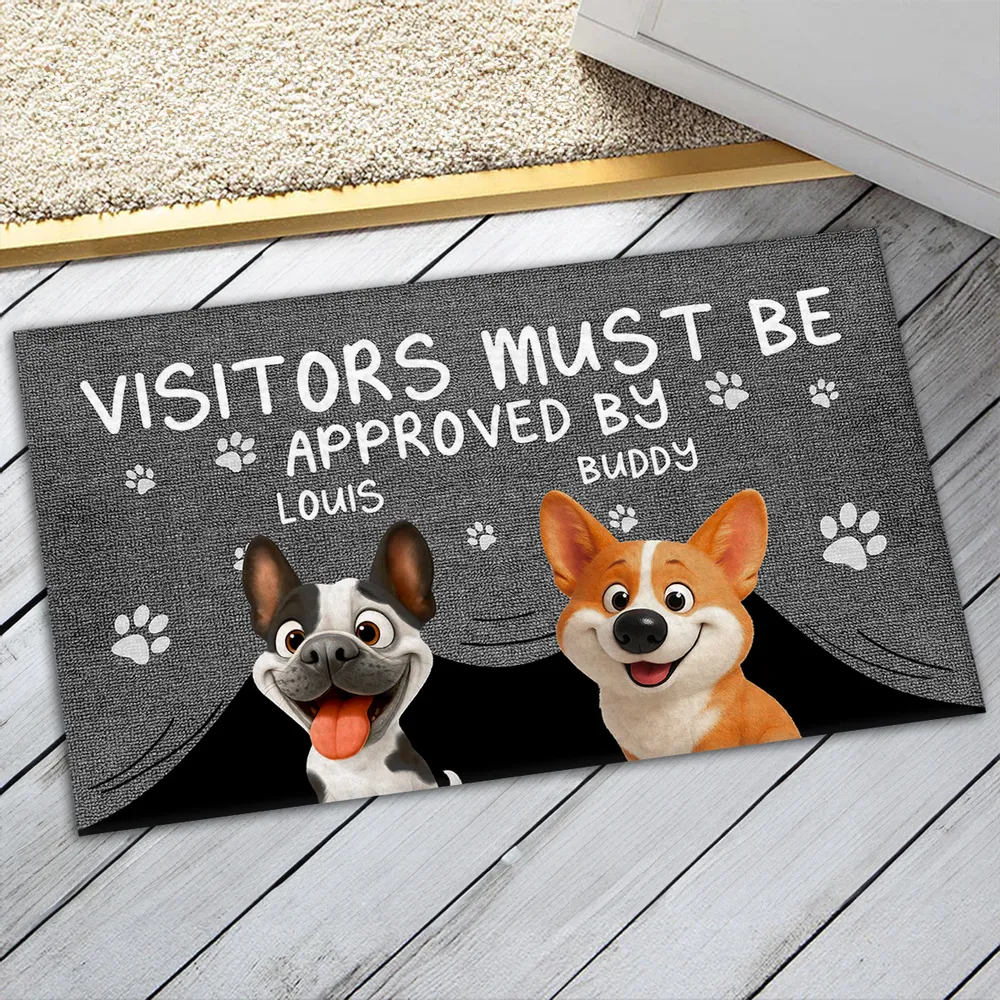 Personalized Doormat Non-Slip Durable Funny Dog Print Perfect for Gifting and Daily Use - Image 4