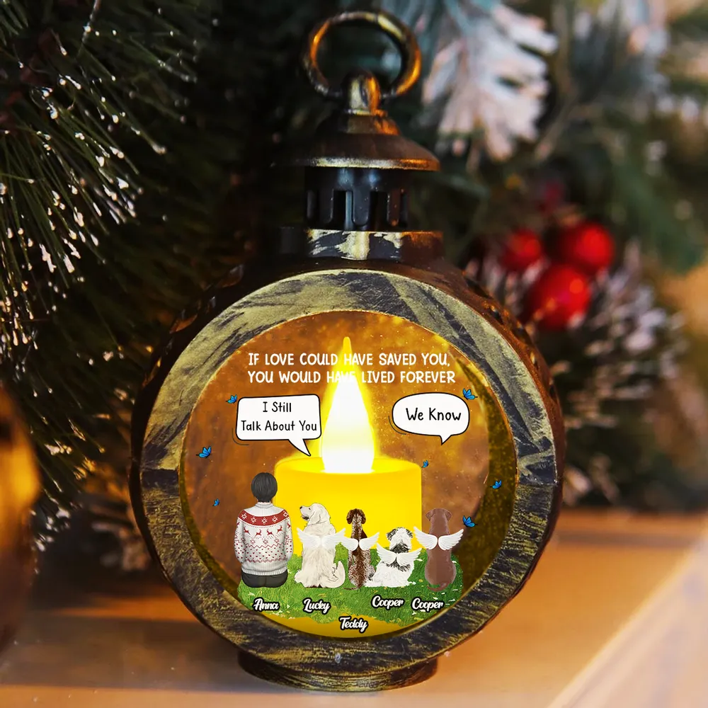 Heartfelt Lantern Ornament Keepsake for Pet Memorial, Warm Tribute Gift of Love and Remembrance - Image 4