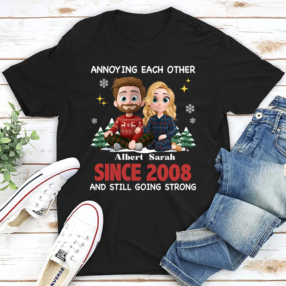Couple Classic Tee Beautiful and Sturdy Practical Design Perfect for Gifting - Image 4