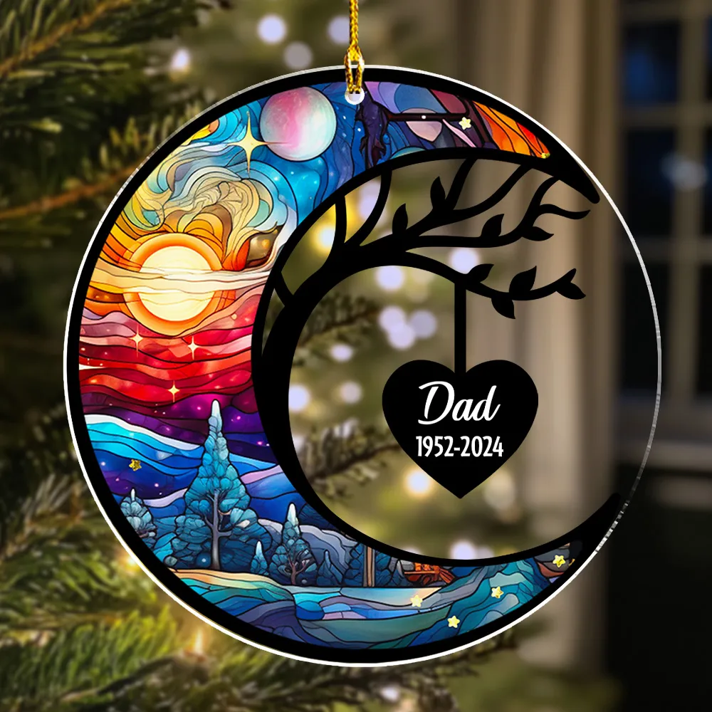 Acrylic Ornament Memorial High Clarity Beautiful and Durable Keepsake Gift - Image 3