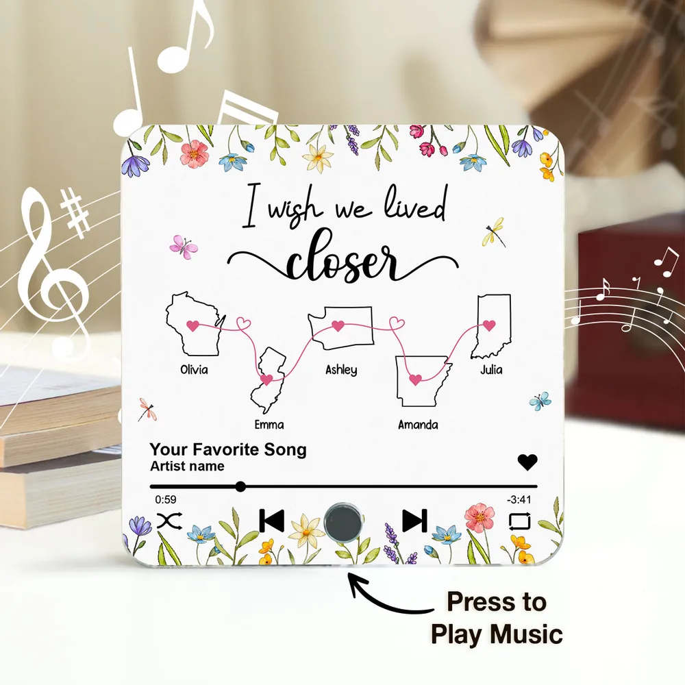 Creative Acrylic Music Magnet for Friends, Siblings, and Family, Thoughtful Keepsake Gift - Image 2