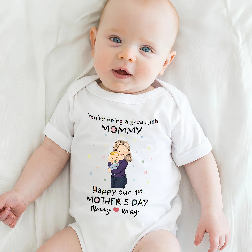 You're doing a Great Job - Personalized Custom Baby Onesie - Image 4