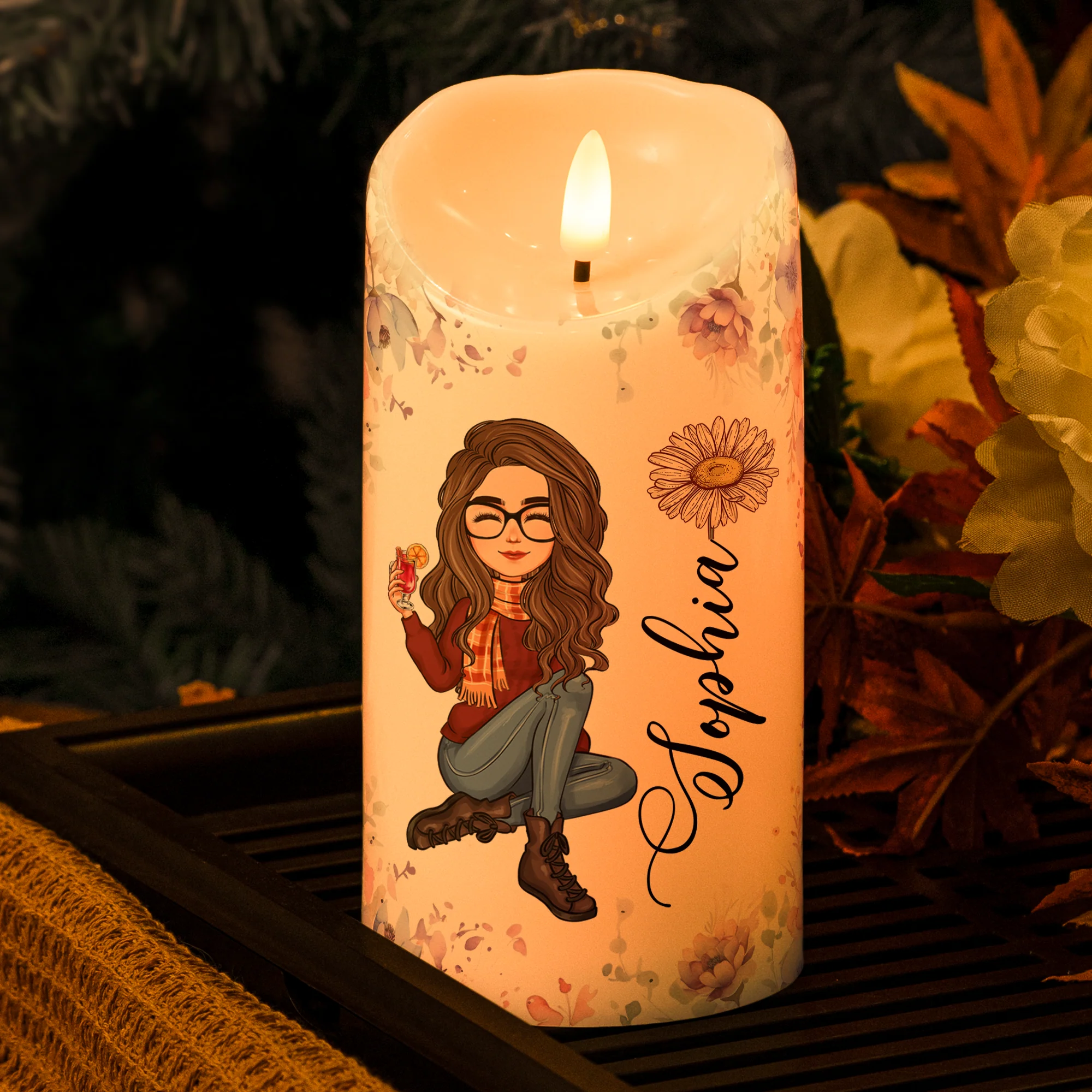 Personalized Flameless LED Candle with Bible Verses, Heartwarming Gift for Family and Friends - Image 3