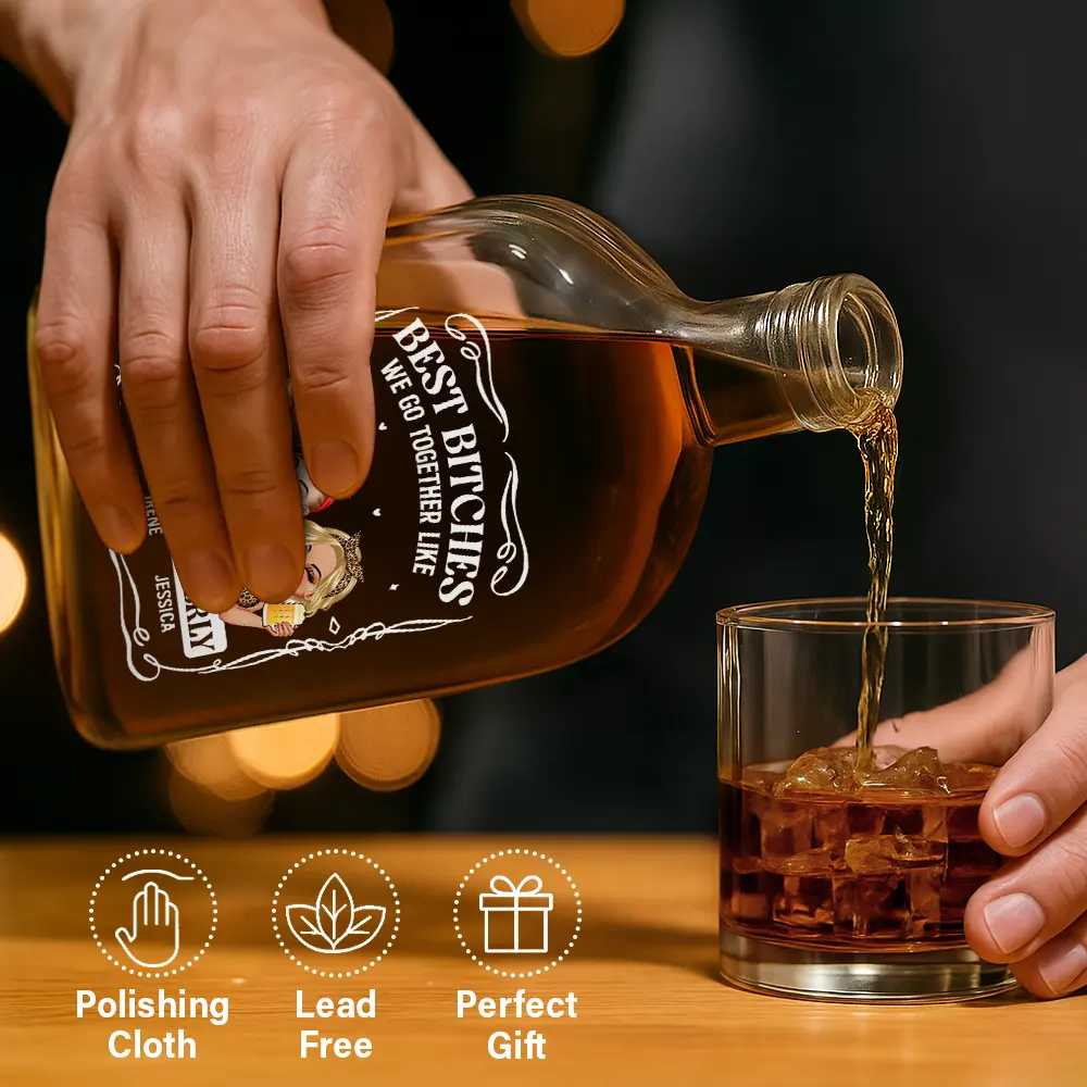 Custom Personalized Glass Decanter for Celebrations - Image 4