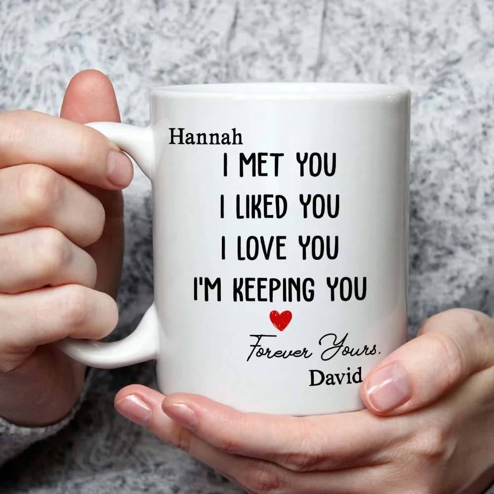 Romantic Mug with Love Quote, Ceramic Cup Design, Heartfelt Expression, Perfect Gift for Couples - Image 4