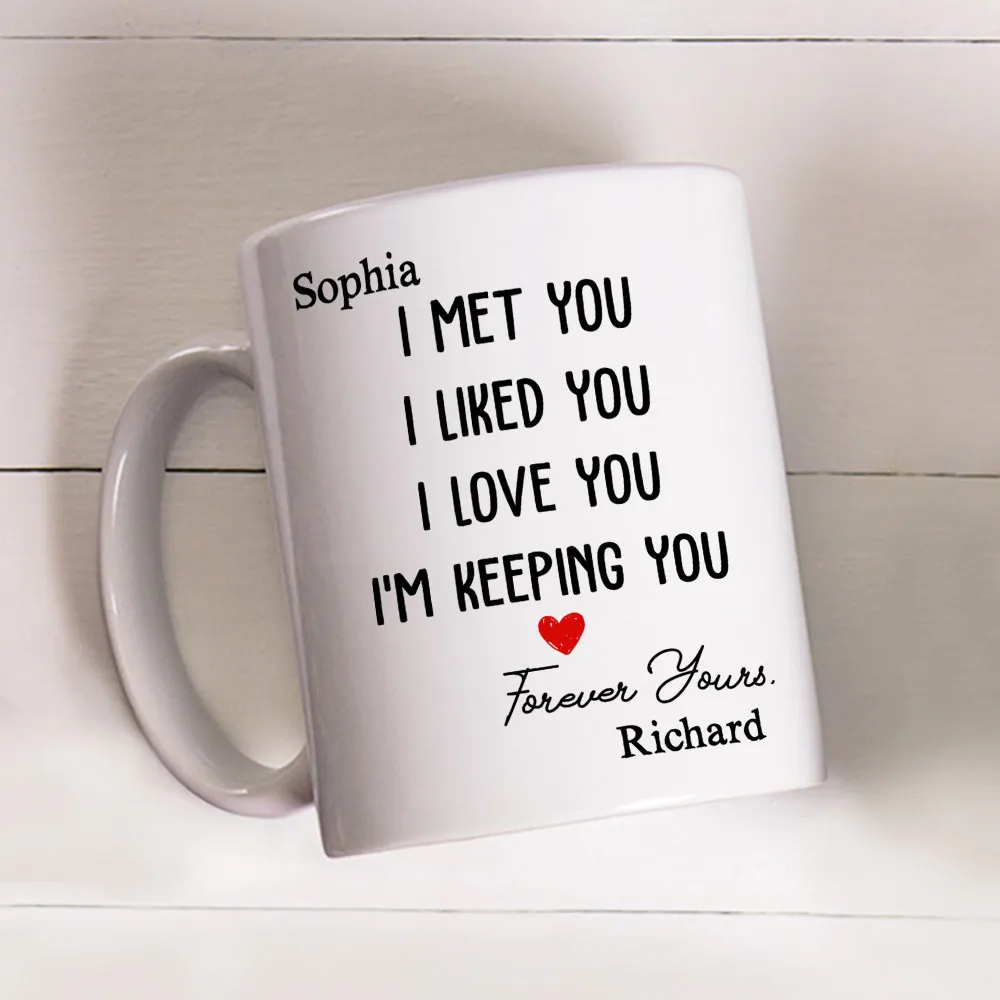 Romantic Mug with Love Quote, Ceramic Cup Design, Heartfelt Expression, Perfect Gift for Couples - Image 5