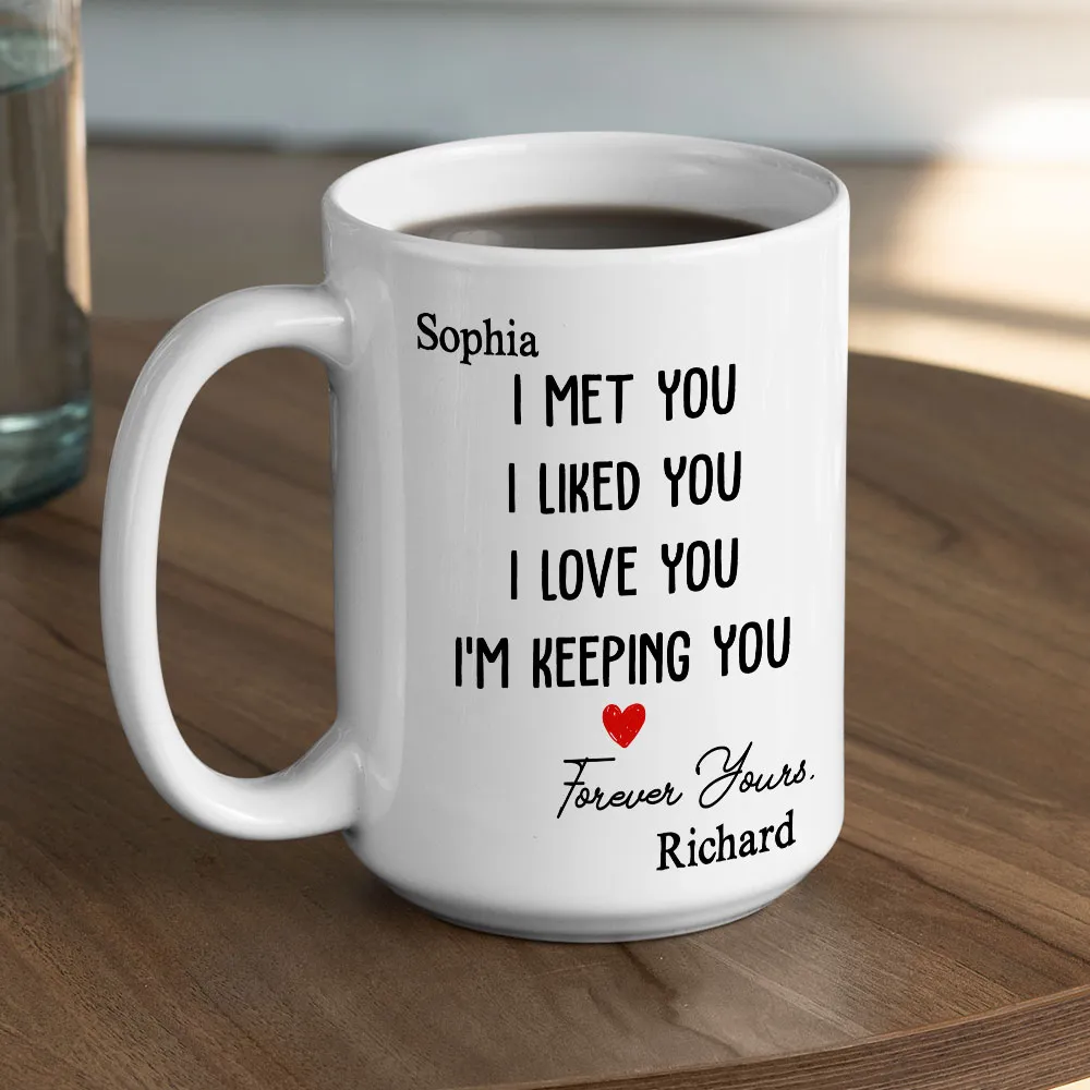 Romantic Mug with Love Quote, Ceramic Cup Design, Heartfelt Expression, Perfect Gift for Couples - Image 6