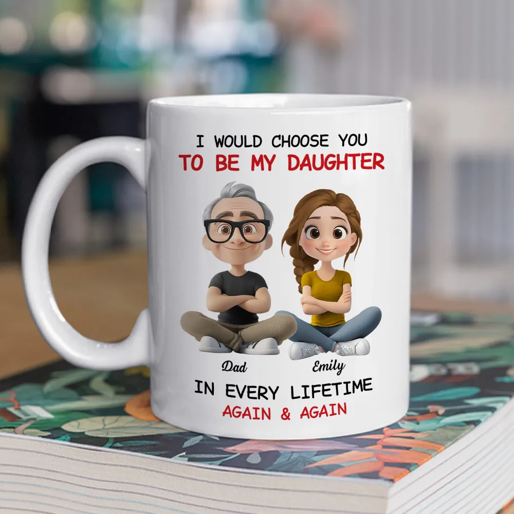 Father-Daughter Personalized Mug - Heartwarming Gift - Image 2