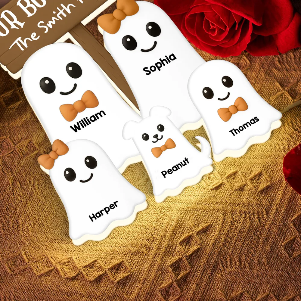 Halloween Ghost Family Acrylic Light Box, Fun Spooky Design, Cozy Night Light, Perfect Gift for Families - Image 8