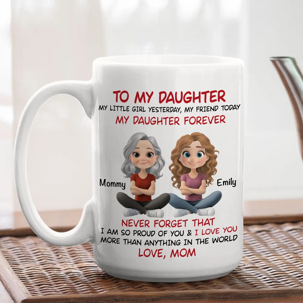 "To My Daughter" Personalized Mug – Heartfelt Gift for Your Daughter - Image 4