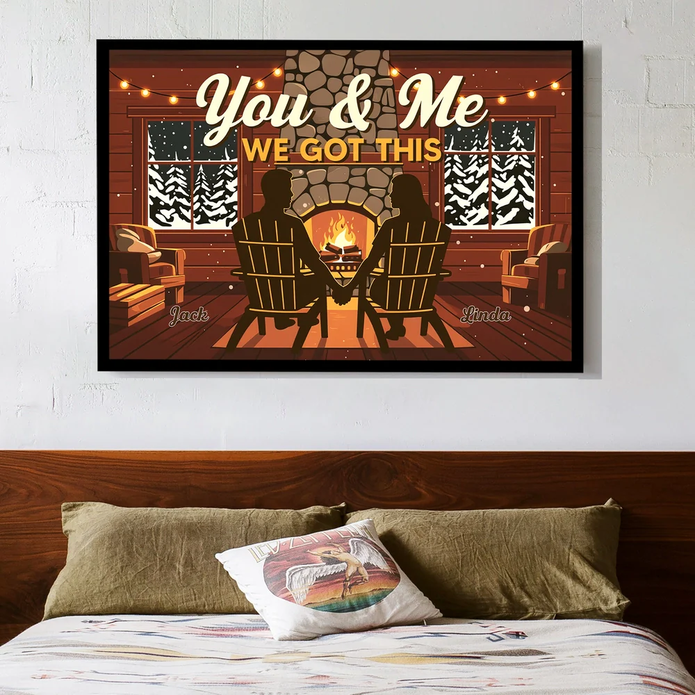Vintage Style Poster with Couples on the Beach Emotional Wall Art Gift-Ready - Image 7
