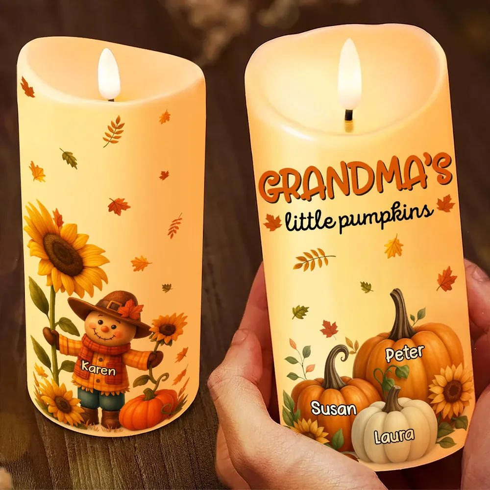 Sunflower Flameless LED Candle – Perfect Gift for Grandma, Bringing Warm Autumn Glow Home - Image 4