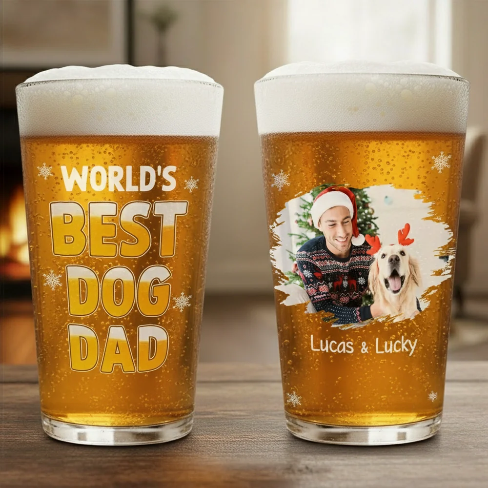 Dog-Themed Beer Glass – Heartwarming Pet Design, Gift-Ready for Dog Dads - Image 3