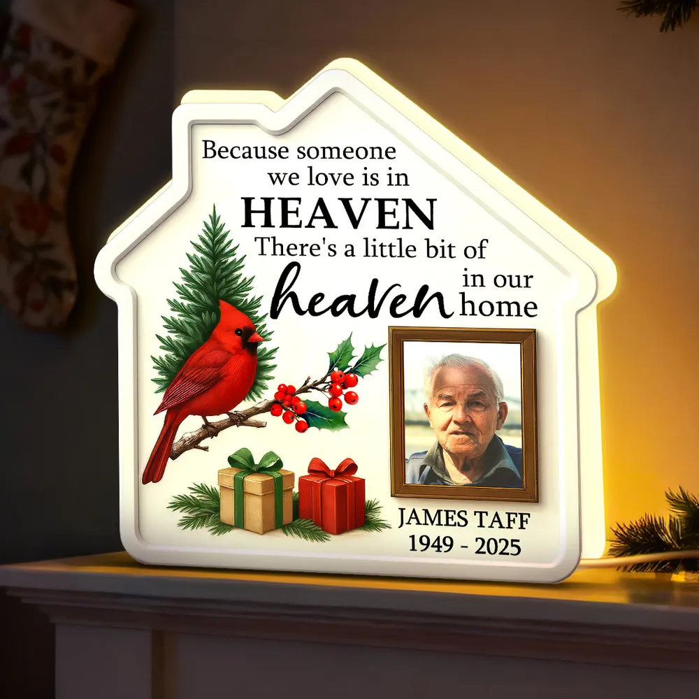 Memorial Acrylic Light Box for Loved One — A Heartfelt Tribute That Brings Heaven Closer Home - Image 2