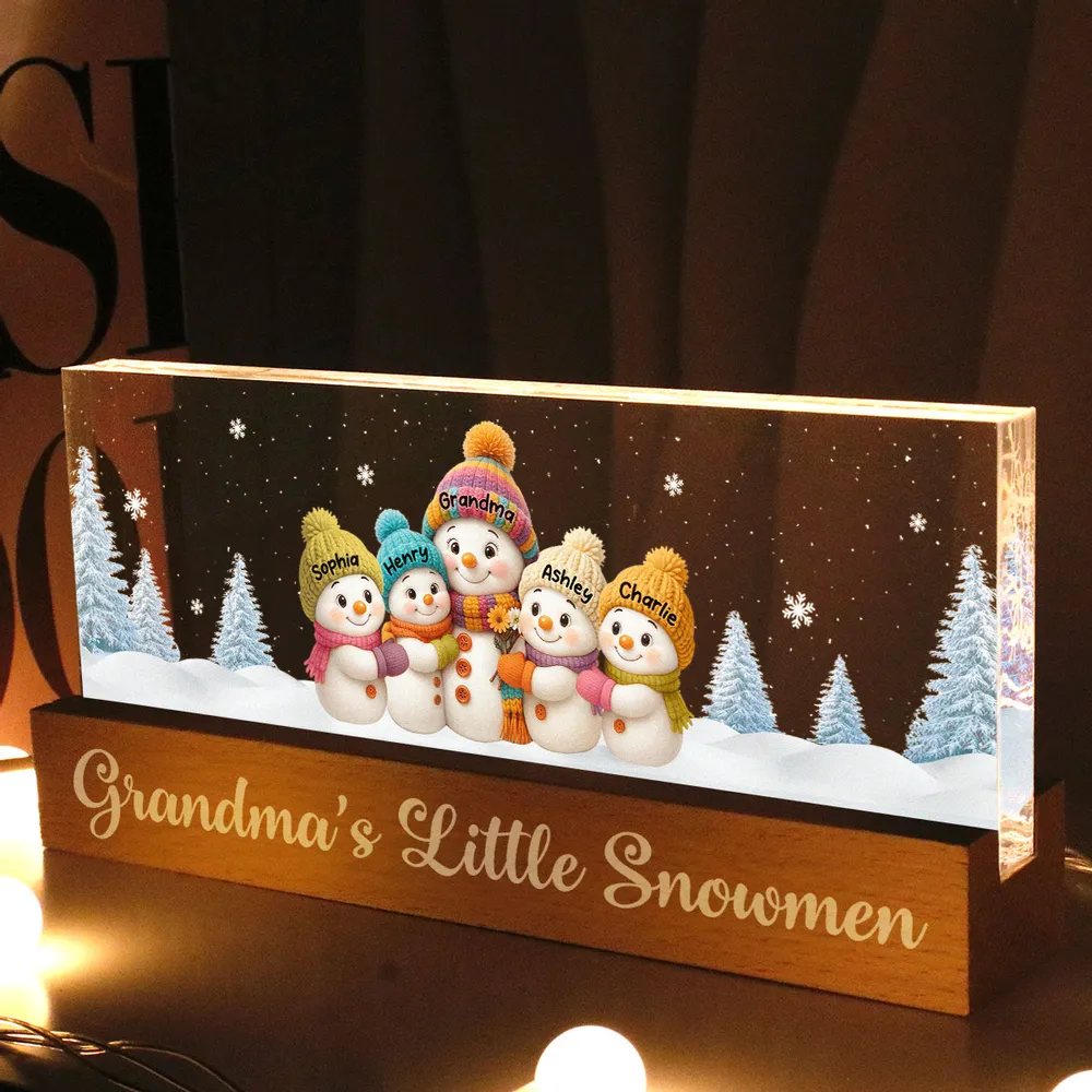 Grandma’s Snow Angels LED Light Plaque – Perfect Christmas Gift to Brighten Grandma’s Home - Image 3