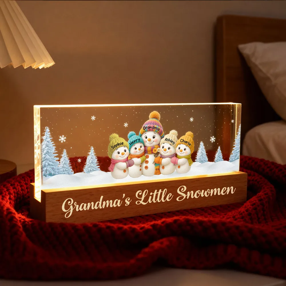 Grandma’s Snow Angels LED Light Plaque – Perfect Christmas Gift to Brighten Grandma’s Home - Image 5