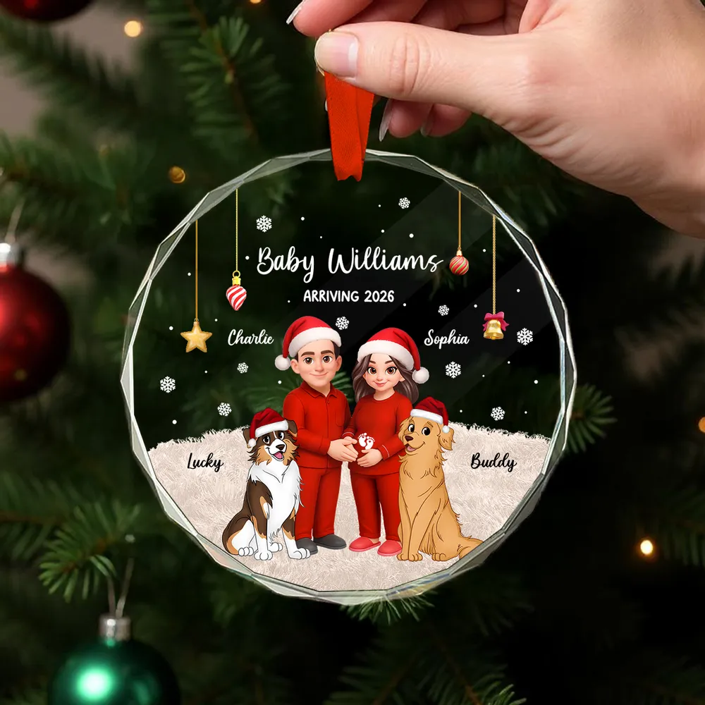 Crystal Ornament for Expecting Parents – A Heartwarming Family Keepsake & Perfect Christmas Gift - Image 5