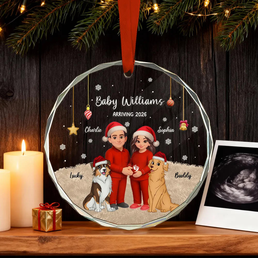 Crystal Ornament for Expecting Parents – A Heartwarming Family Keepsake & Perfect Christmas Gift - Image 6