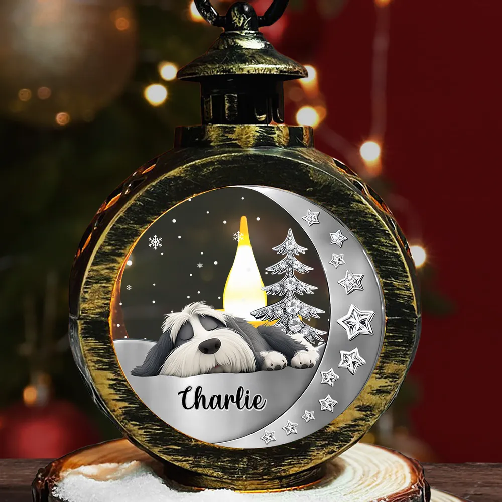Pet Memorial Lantern Ornament with glowing moon design, warm remembrance gift for pet lovers - Image 2