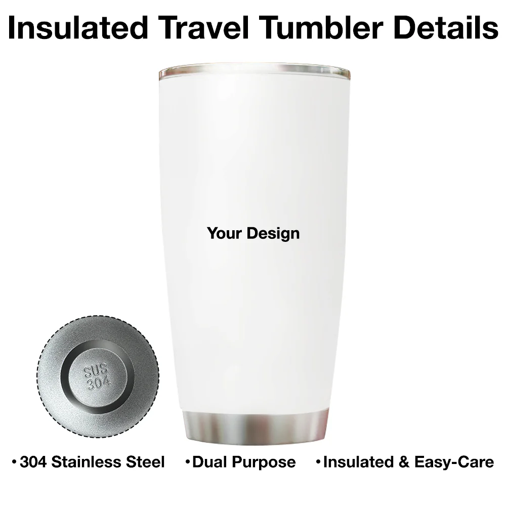 Insulated Travel Tumbler - My Grandkids Snowman Family, Leak-Proof, Keeps Drinks Hot & Cold, a unique gift for Grandma - Image 4