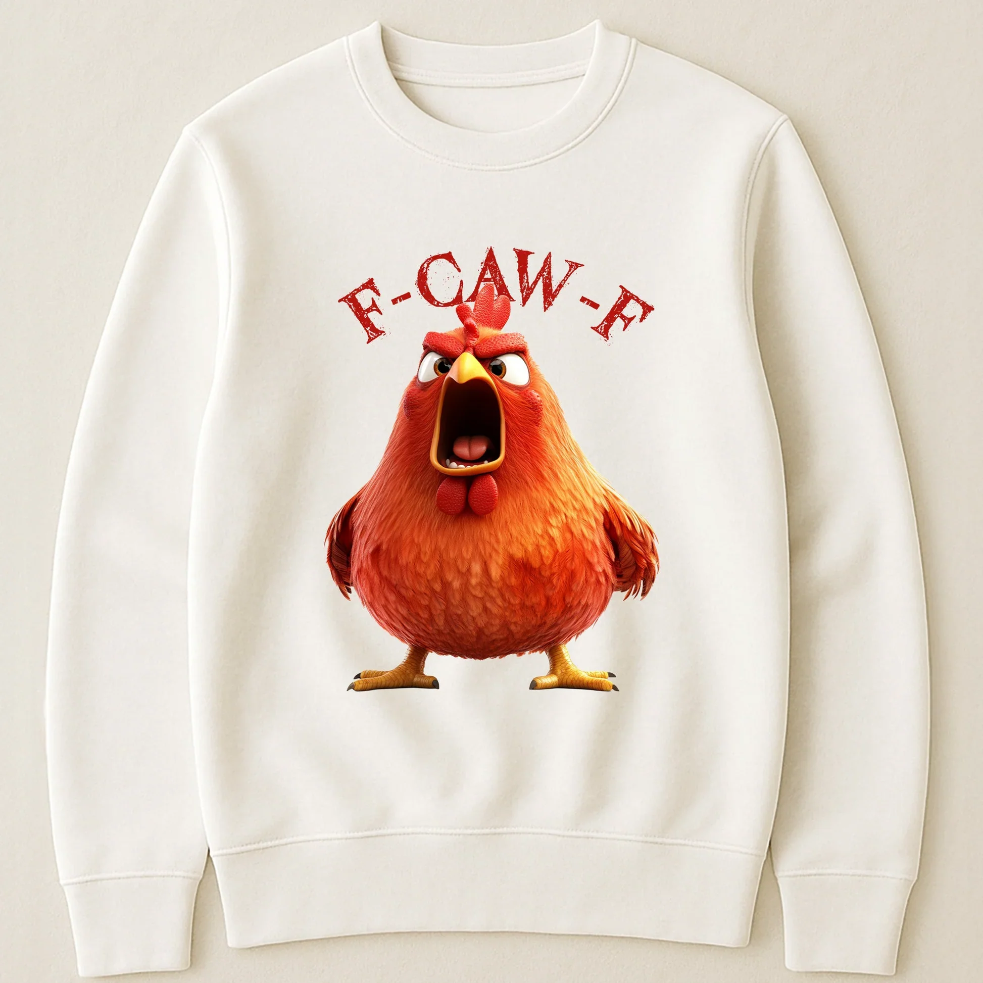 Angry Yelling Chicken Cartoon Classic T-Shirt, Funny Office Humor Gift for Coworkers, Dad, Friends - Image 6