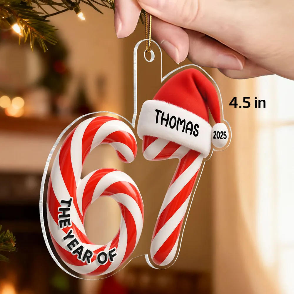 Personalized Acrylic Ornament 67 Reindeer & Snowman Design Cute Christmas Decor Unique Gift for Kids & Teens - Image 2