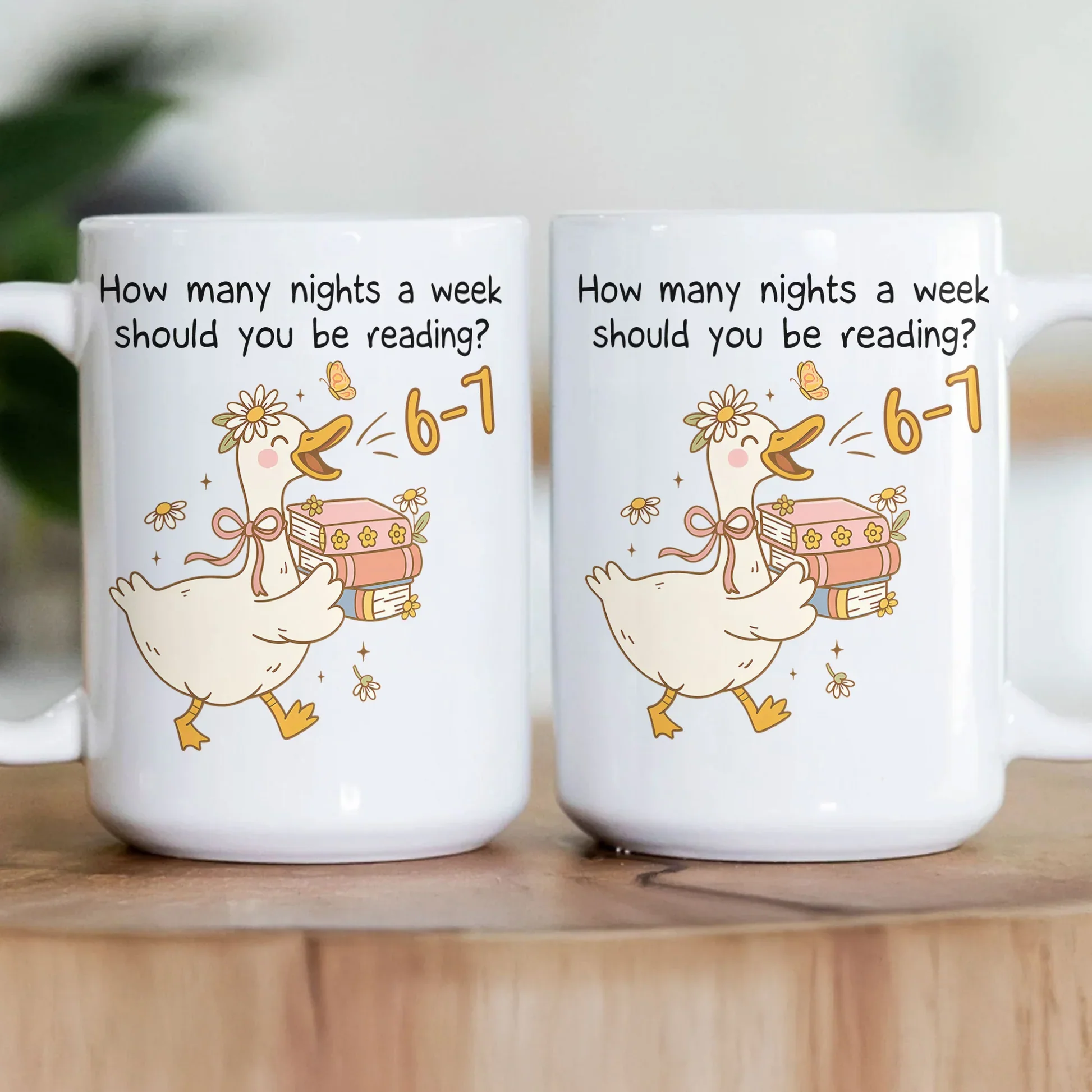 How Many Nights A Week Should You Be Reading 6-7 -Cozy Reading Night Gift for Book Lovers - Image 3