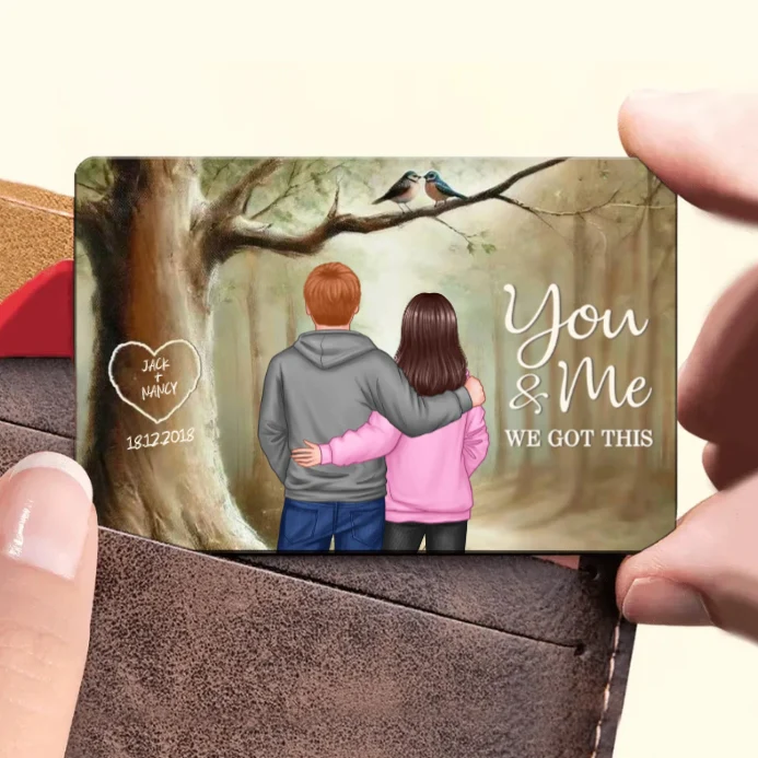 Personalized Acrylic Music Magnet – “You & Me We Got This” Couple Gift with Custom Names and Song - Image 7