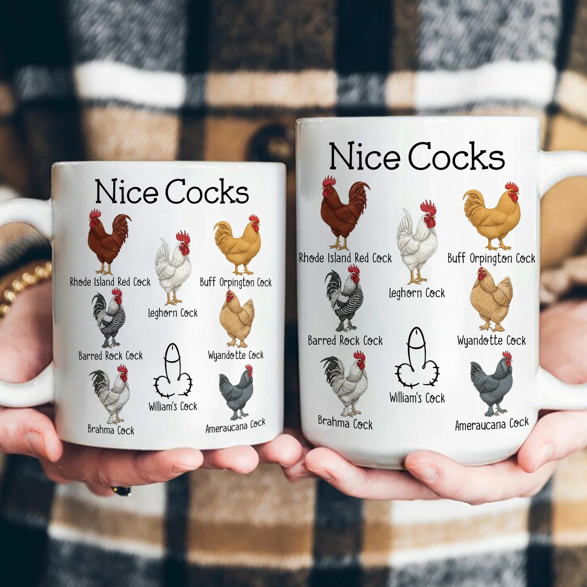 Personalized White Ceramic Mug with Funny Cactus Nice Pricks Design, Unique Gift for Husband or Boyfriend, Fun Naughty Coffee Gift - Image 10