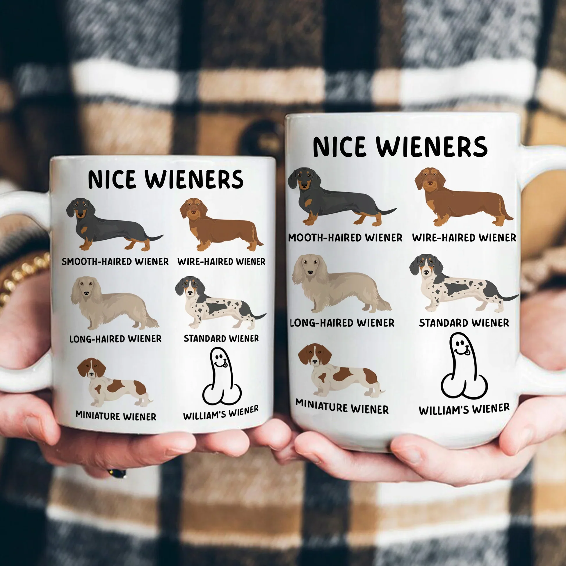 Personalized White Ceramic Mug with Funny Cactus Nice Pricks Design, Unique Gift for Husband or Boyfriend, Fun Naughty Coffee Gift - Image 13