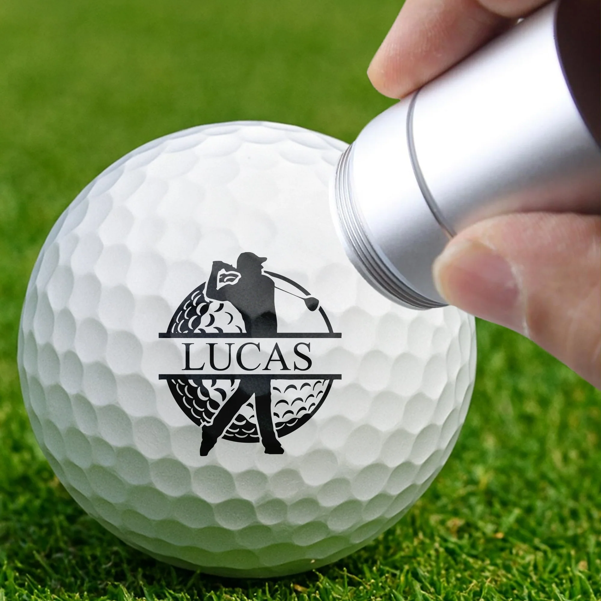 Personalized Plastic Golf Ball Stamp for Golfers – Custom Logo Marker, Unique Gift for Avid Players - Image 5
