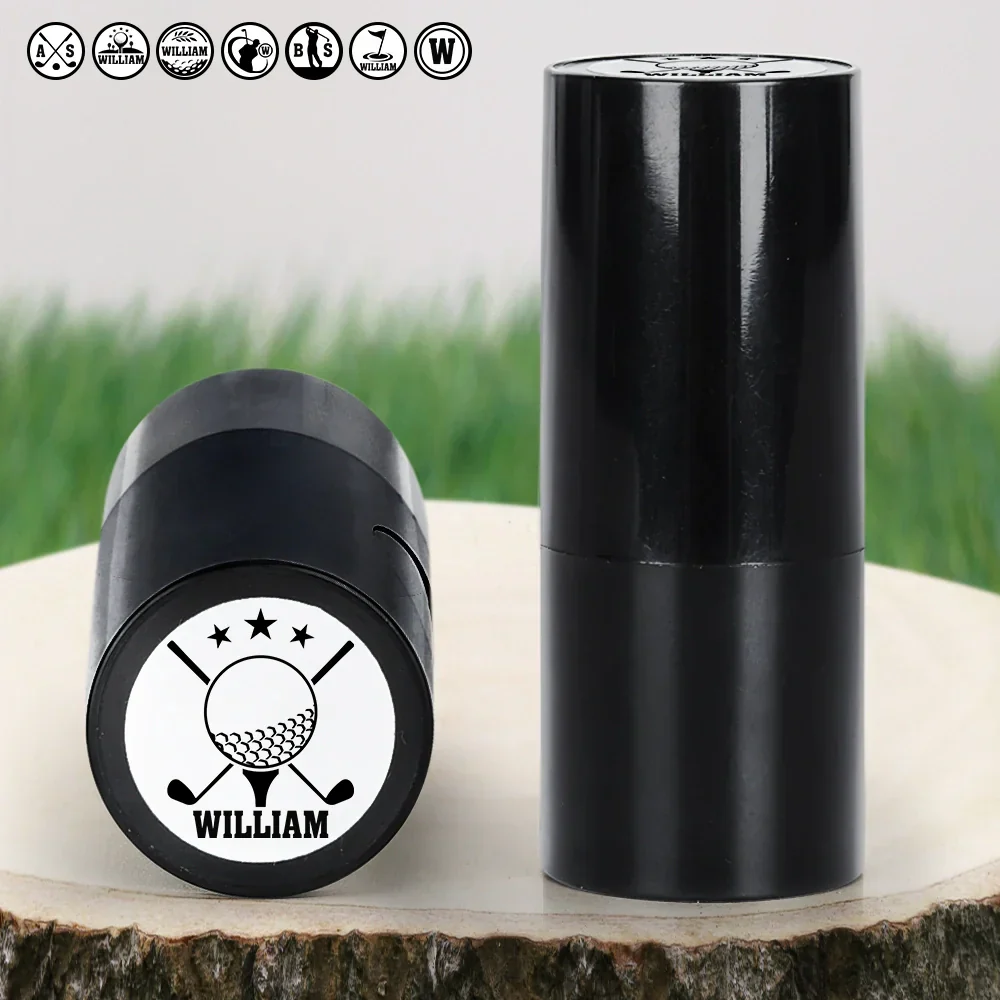 Plastic Golf Ball Stamp Personalized with Your Design – Fun Custom Golf Gift for Him, Her or Any Golfer