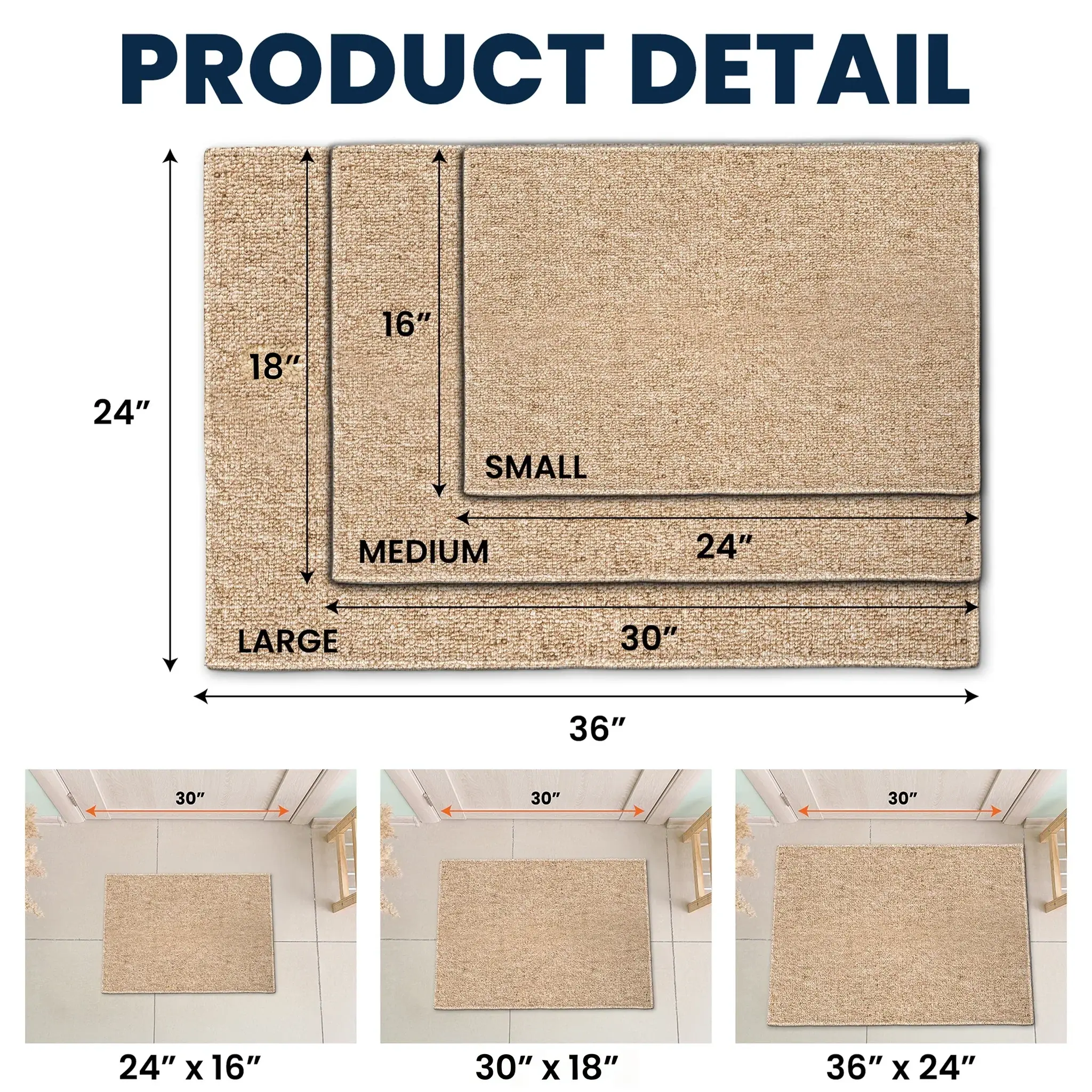 Heartwarming Family Standard Doormat, Personalized Custom Home Entryway Decor with Mom Dad Kids Cat Dog, Unique Housewarming Gift - Image 4