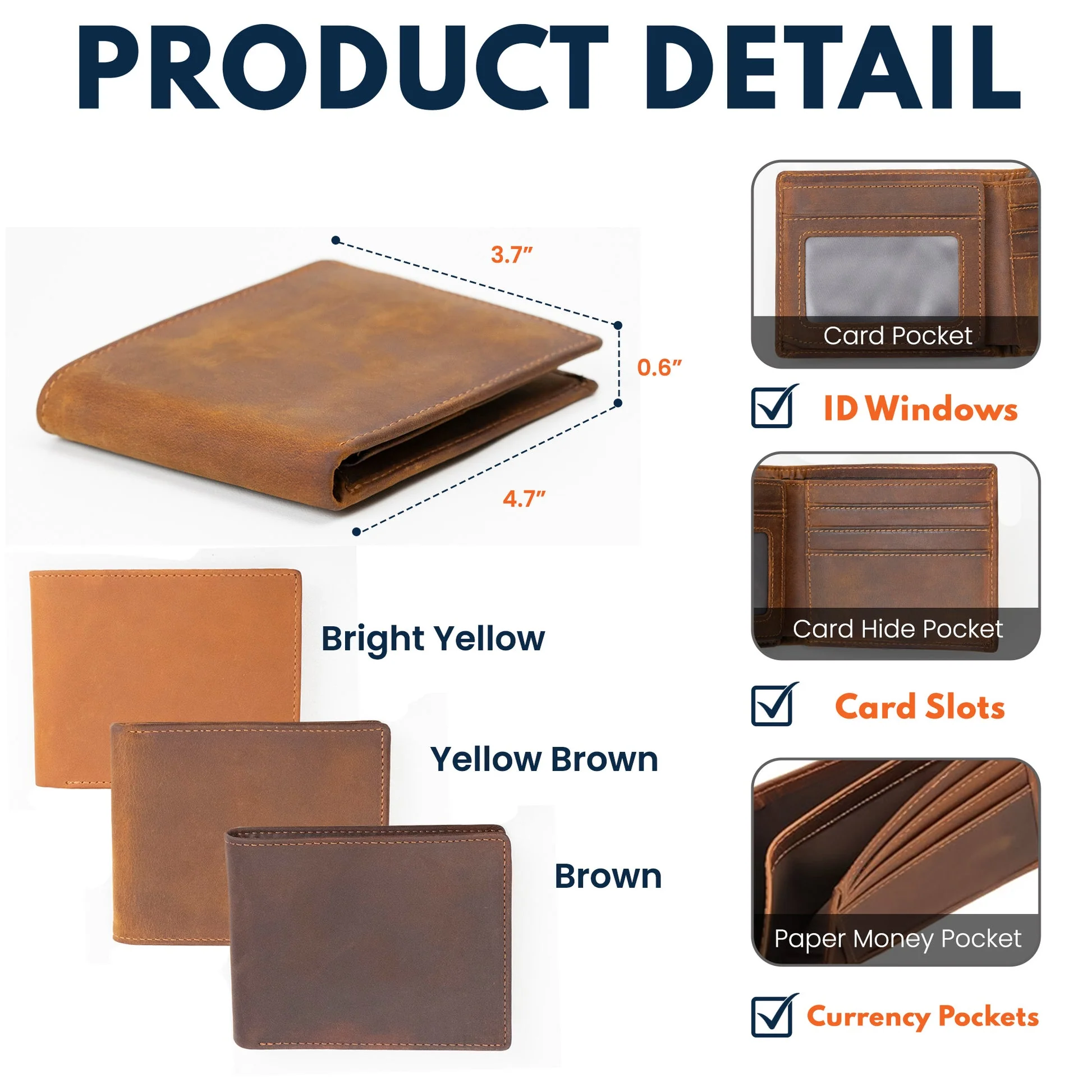 Personalized Cowhide Leather Wallet With Holding Hands Love Line Art Unique Romantic Gift For Boyfriend Or Husband - Image 4