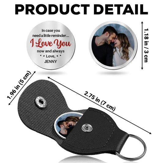 Personalized Pocket Hug with Photo and I Love You Reminder - Easy Everyday Keepsake, Unique Romantic Gift - Image 4