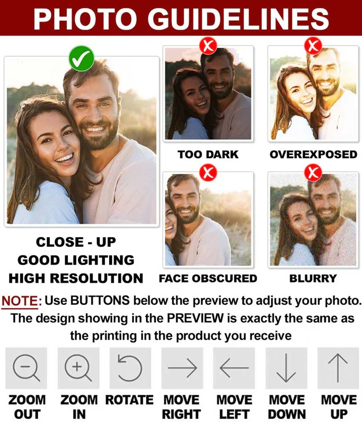Personalized 2-Layer Wooden Car Visor Clip with Photo Heart Drive Safe I Love You, Unique Couple Gift - Image 5