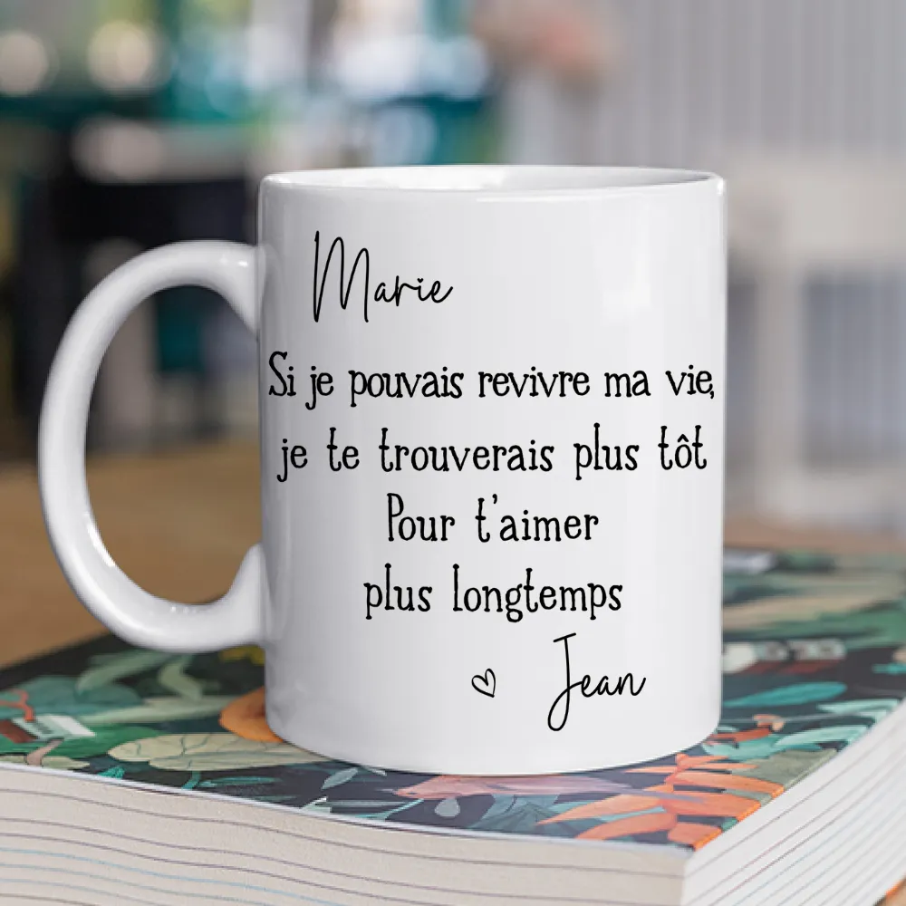 Ceramic Mug With Romantic French Love Message Personalized for Your Partner A Sweet Everyday Coffee Gift - Image 3