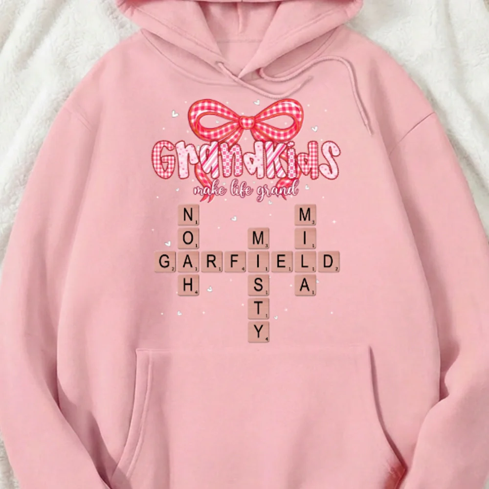 Classic Tee Grandkids Make Life Grand Sweet Heartwarming Gift For Grandma A Personalized Shirt That Shows Off Grandkid Love - Image 6