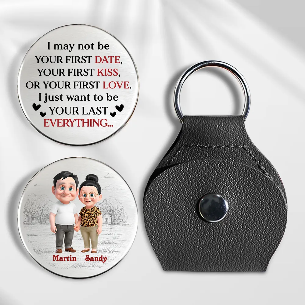 Pocket Hug Personalized Love Token With 'Your Last Everything' Message, Heartwarming Keepsake, Unique Gift for Couple - Image 2