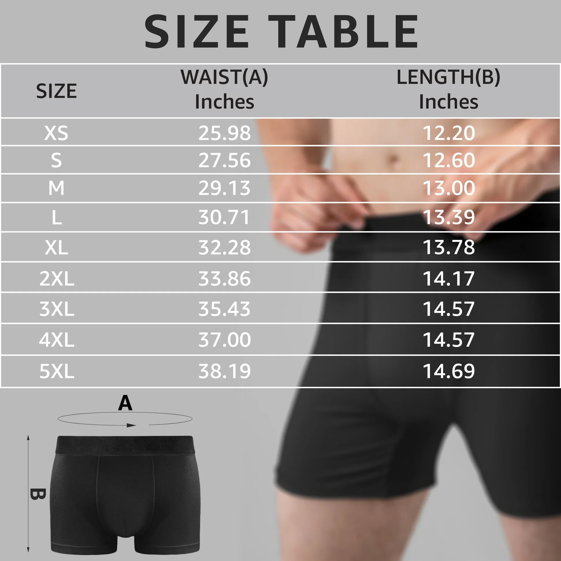 Personalized Men's Boxer Briefs With Custom Photo Kiss Print Property Of Design, Funny Unique Gift For Husband - Image 4