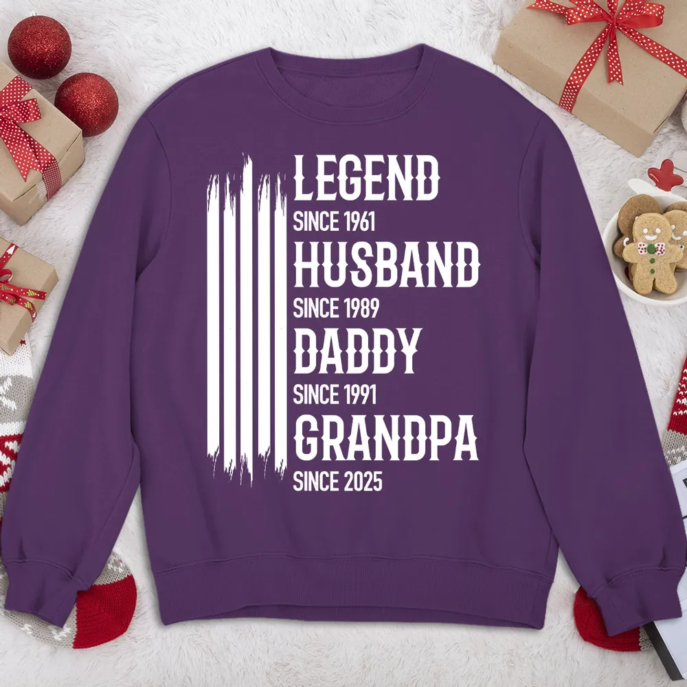 Legend Husband Daddy Grandpa Classic Tee Personalized Family Pride Shirt Unique Gift for Him - Image 6