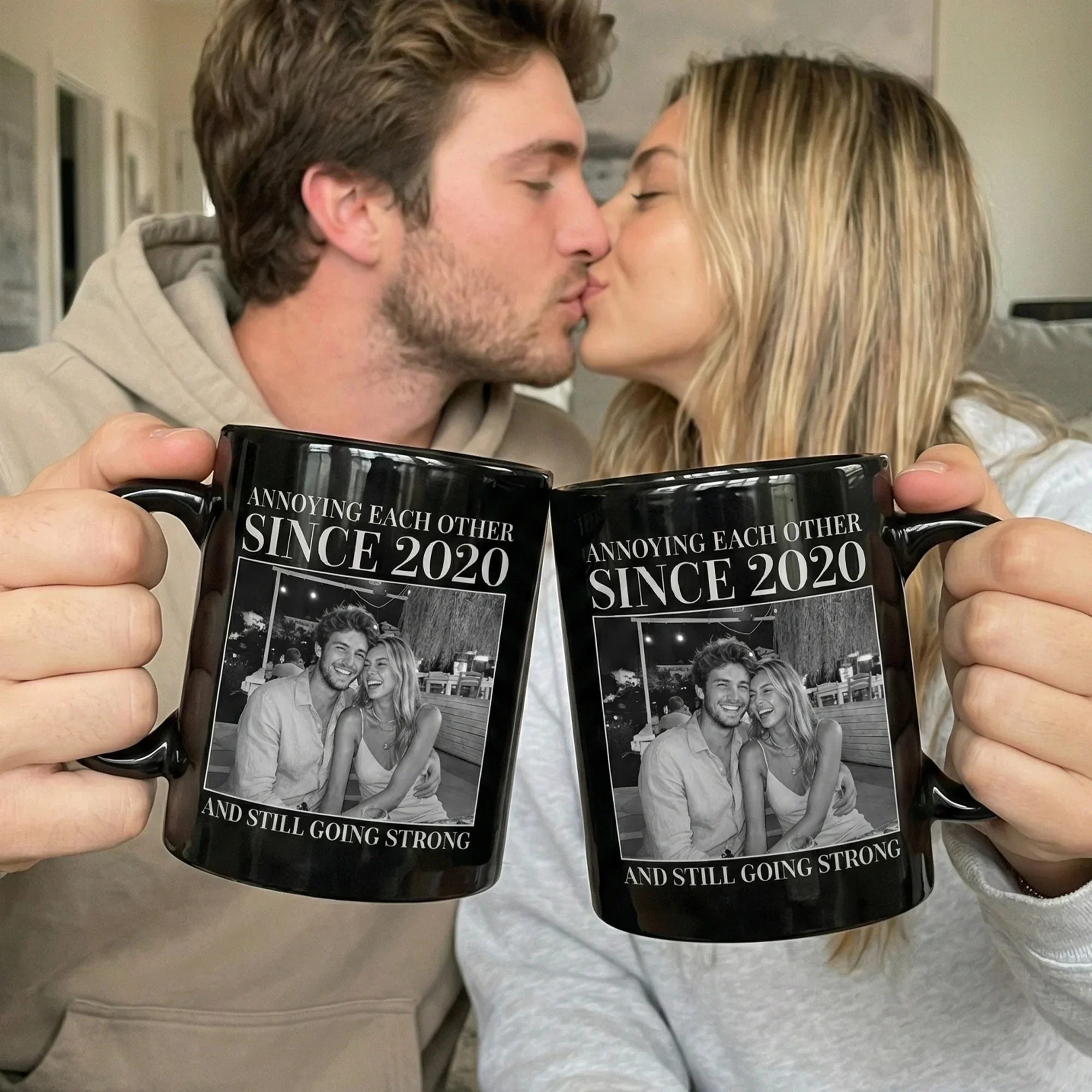 Personalized Full Color Mug With Your Photo, Annoying Each Other And Still Going Strong, Funny Couple Gift - Image 2
