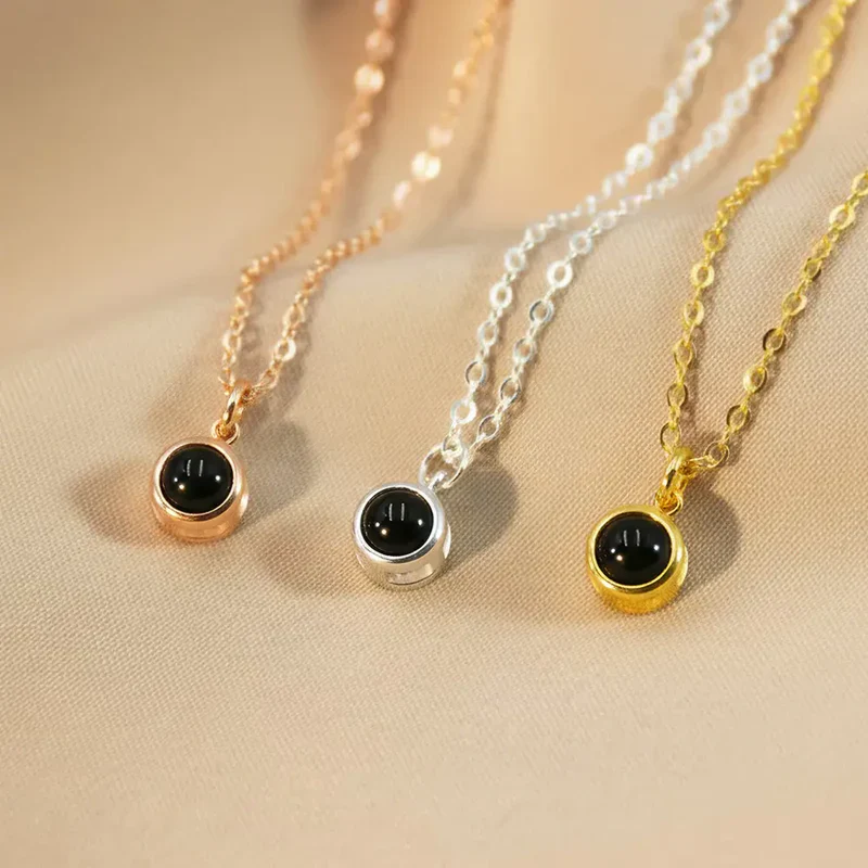 Personalized Bubble Projection Necklace with Your Photo, Romantic Couple Gift for Daily Wear and Sweet Memories - Image 2
