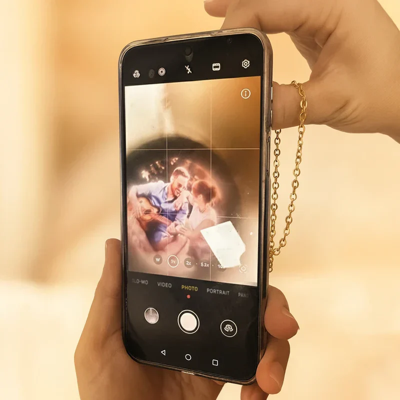 Personalized Bubble Projection Necklace with Your Photo, Romantic Couple Gift for Daily Wear and Sweet Memories - Image 3
